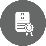 Group icon with medical symbol